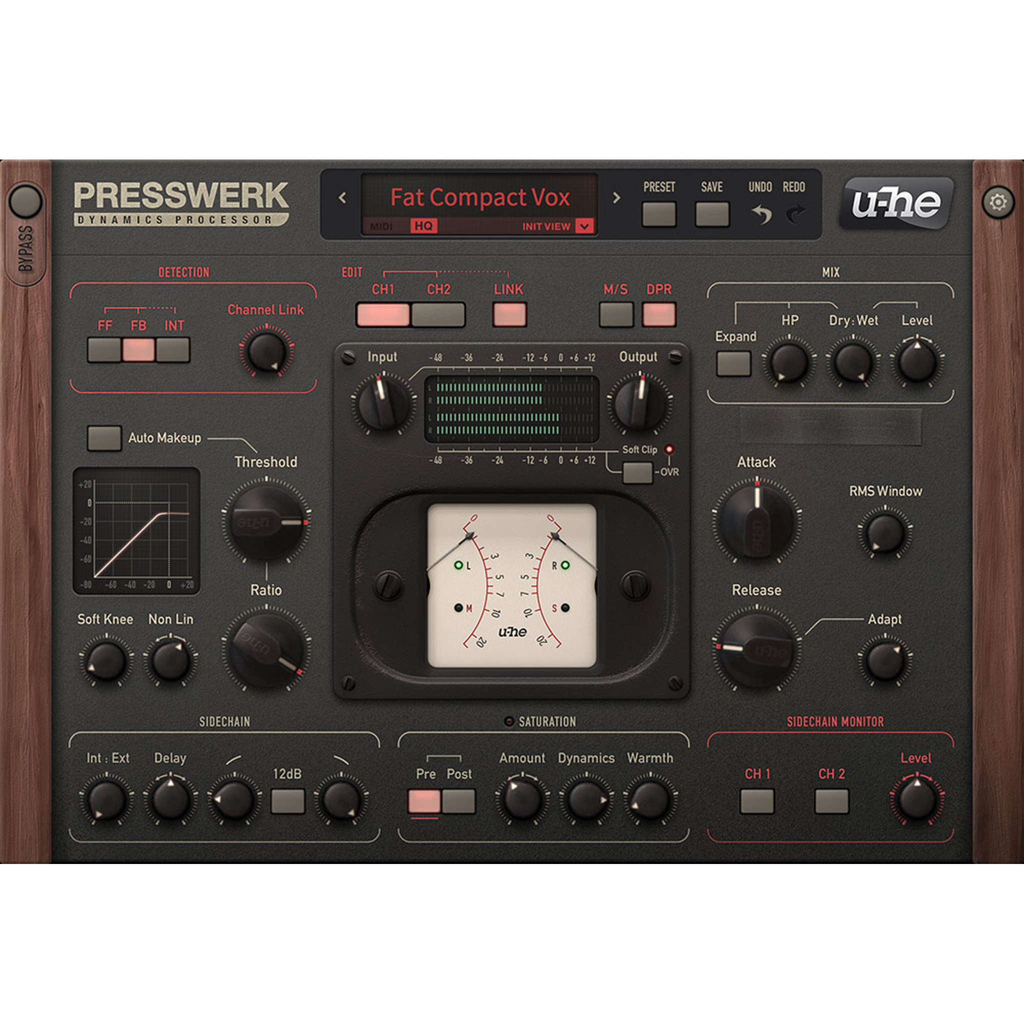Presswerk’s main interface